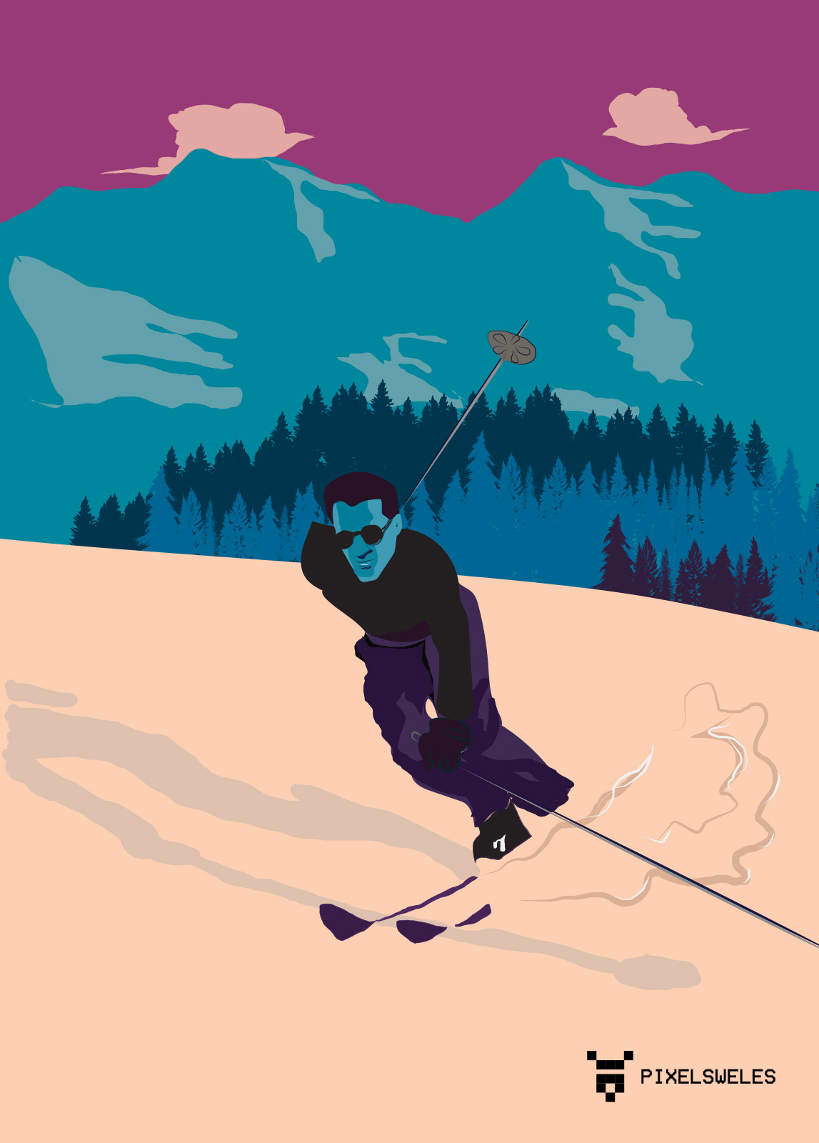 Freeride skiing